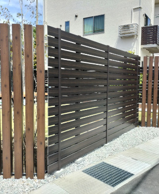 目隠しフェンス・堀